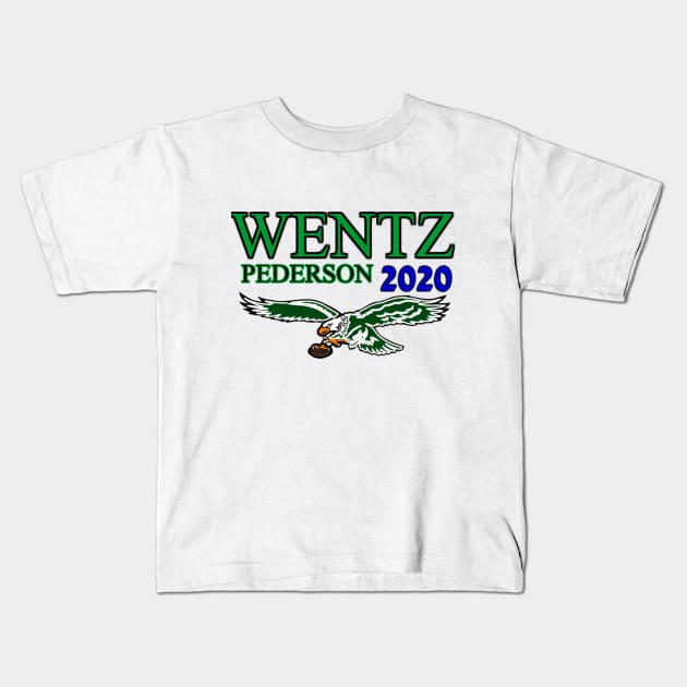 Wentz/Pederson 2020 Kids T-Shirt by BigGameShop1